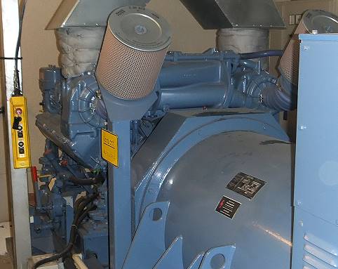 Stromgenerator im Sender Berlin Britz RIAS