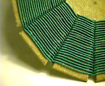 Litz wire coil. Close up