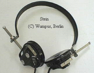 Stein-Kopfhörer DDR 2x1000 Ohm