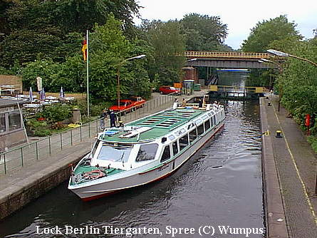 Unterschleuse Berlin Tiergarten Landwehrkanal
